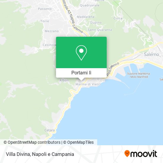 Mappa Villa Divina