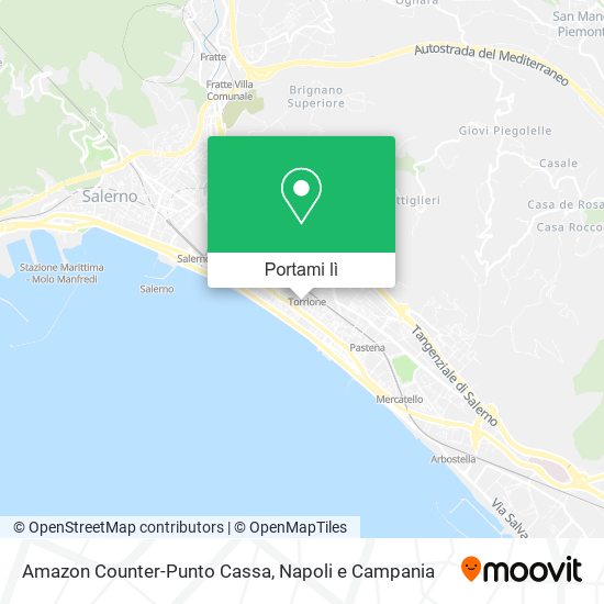Mappa Amazon Counter-Punto Cassa