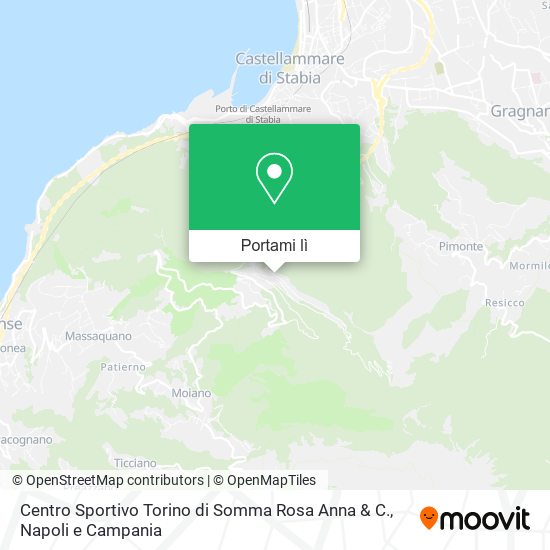 Mappa Centro Sportivo Torino di Somma Rosa Anna & C.