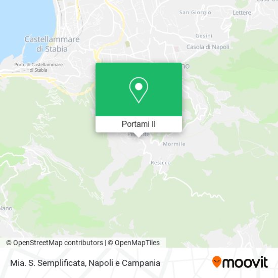 Mappa Mia. S. Semplificata