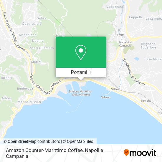 Mappa Amazon Counter-Marittimo Coffee