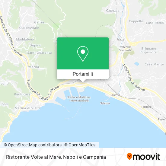 Mappa Ristorante Volte al Mare