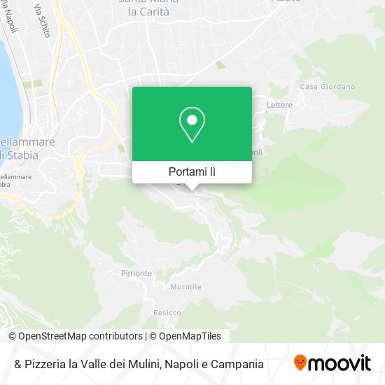 Mappa & Pizzeria la Valle dei Mulini