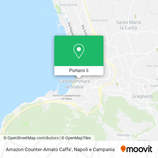 Mappa Amazon Counter-Amato Caffe'