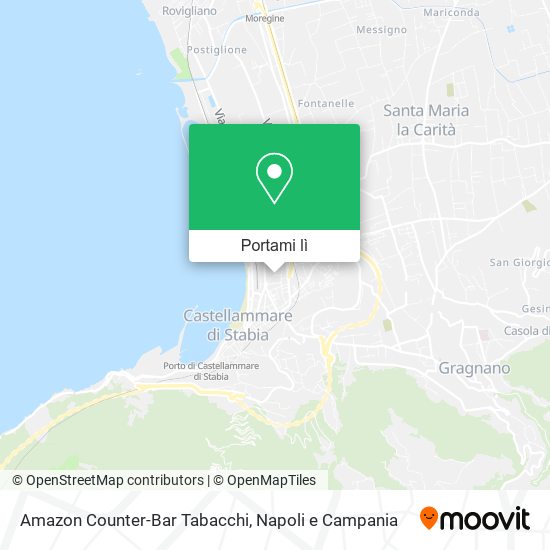 Mappa Amazon Counter-Bar Tabacchi