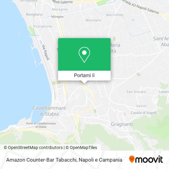 Mappa Amazon Counter-Bar Tabacchi