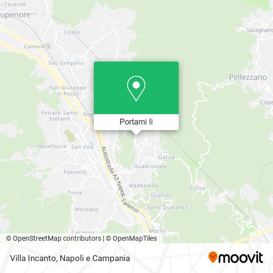 Mappa Villa Incanto