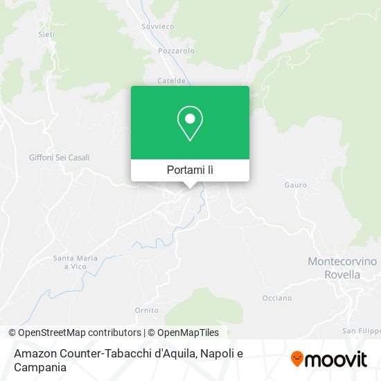 Mappa Amazon Counter-Tabacchi d'Aquila