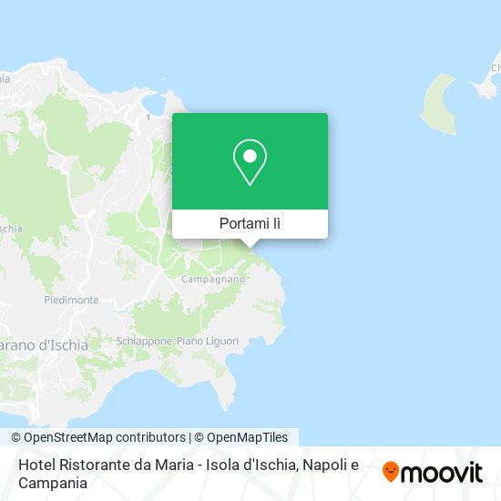 Mappa Hotel Ristorante da Maria - Isola d'Ischia