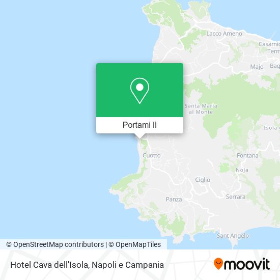 Mappa Hotel Cava dell'Isola