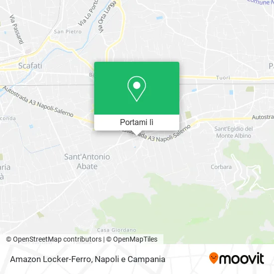 Mappa Amazon Locker-Ferro