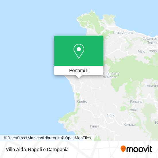 Mappa Villa Aida