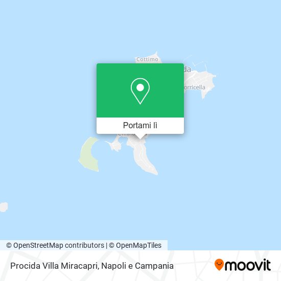 Mappa Procida Villa Miracapri
