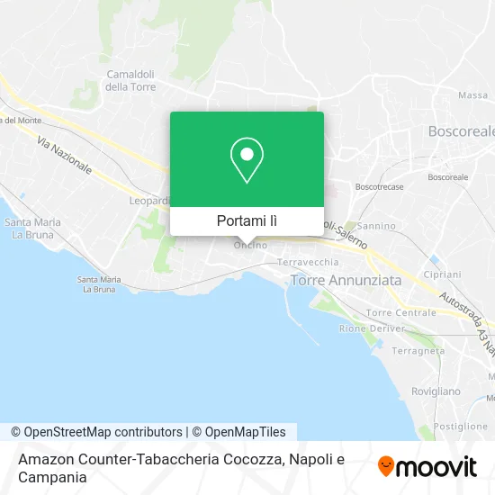 Mappa Amazon Counter-Tabaccheria Cocozza