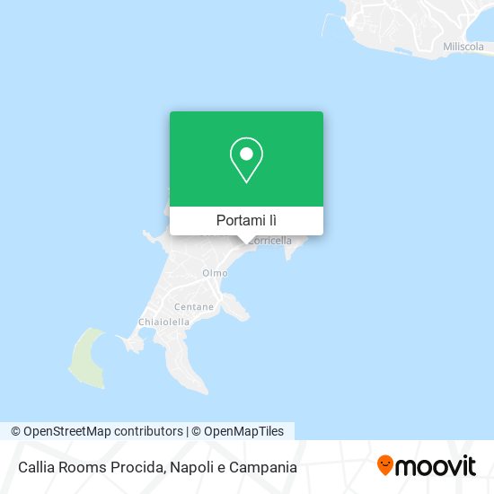 Mappa Callia Rooms Procida