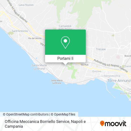Mappa Officina Meccanica Borriello Service