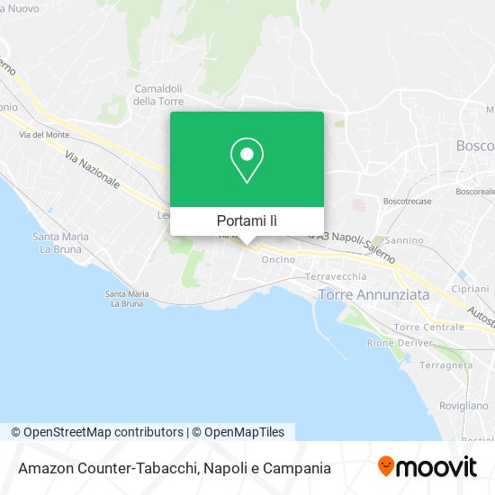 Mappa Amazon Counter-Tabacchi
