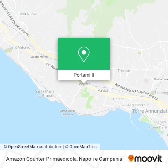 Mappa Amazon Counter-Primaedicola