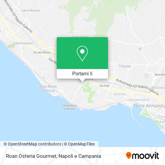 Mappa Roan Osteria Gourmet