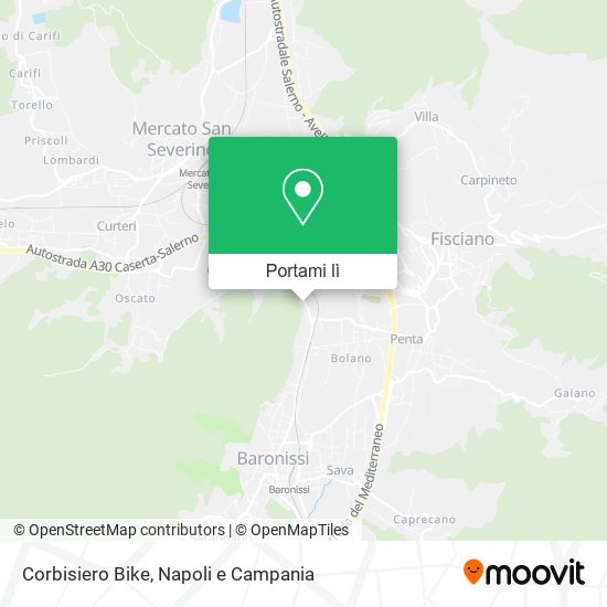 Mappa Corbisiero Bike