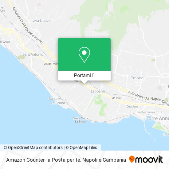 Mappa Amazon Counter-la Posta per te