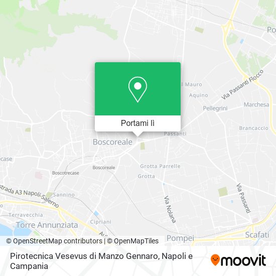 Mappa Pirotecnica Vesevus di Manzo Gennaro