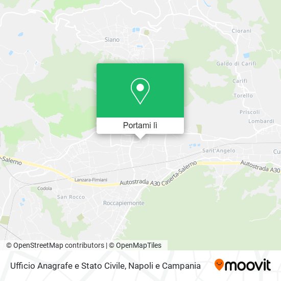 Mappa Ufficio Anagrafe e Stato Civile