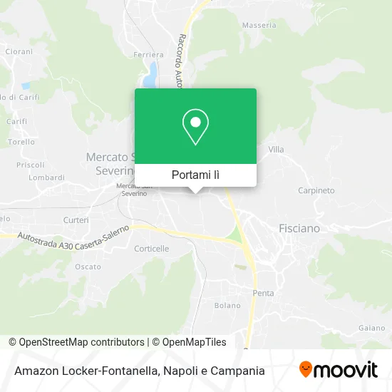 Mappa Amazon Locker-Fontanella