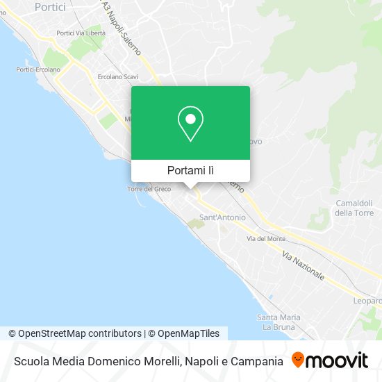 Mappa Scuola Media Domenico Morelli