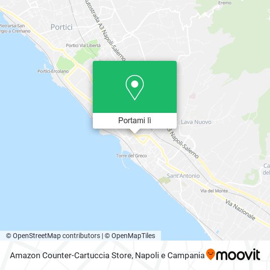 Mappa Amazon Counter-Cartuccia Store