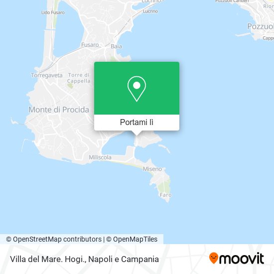 Mappa Villa del Mare. Hogi.