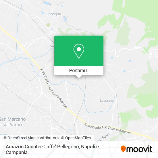 Mappa Amazon Counter-Caffe' Pellegrino