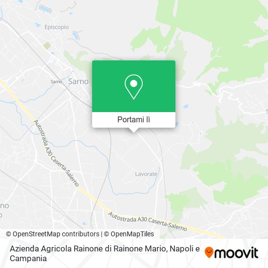 Mappa Azienda Agricola Rainone di Rainone Mario