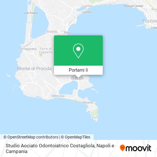 Mappa Studio Aociato Odontoiatrico Costagliola