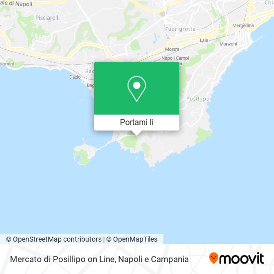 Mappa Mercato di Posillipo on Line