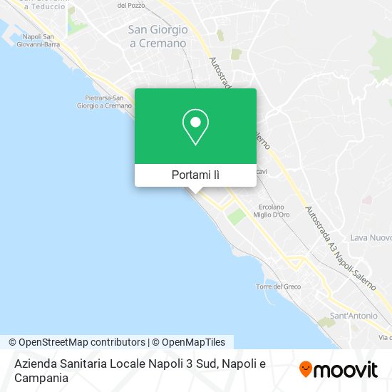 Mappa Azienda Sanitaria Locale Napoli 3 Sud