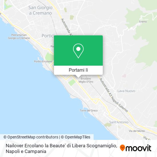 Mappa Nailover Ercolano la Beaute' di Libera Scognamiglio