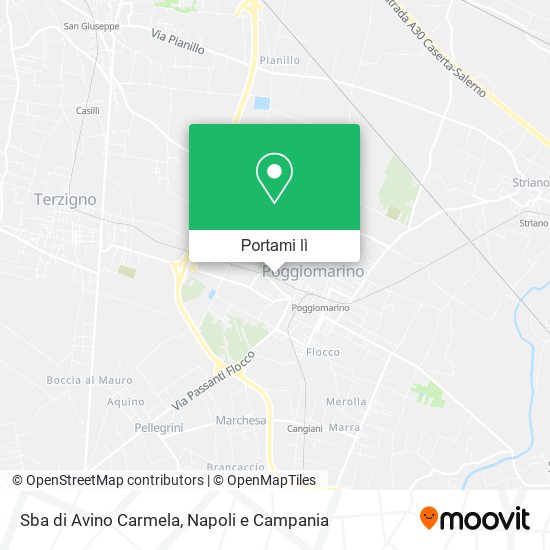 Mappa Sba di Avino Carmela