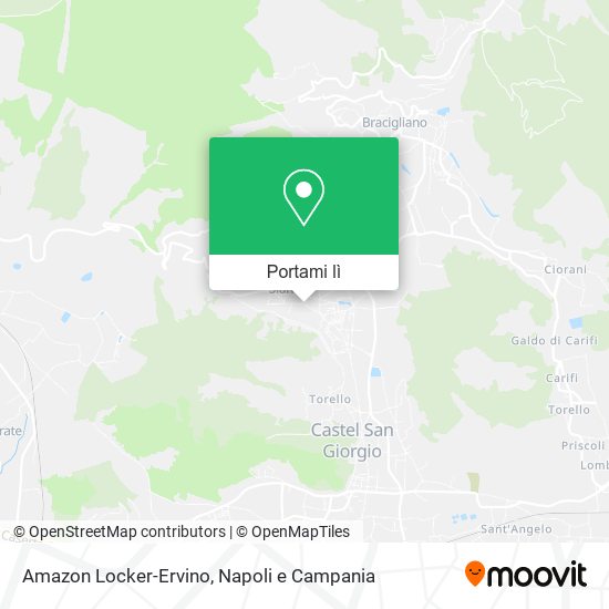 Mappa Amazon Locker-Ervino