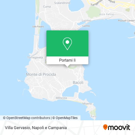 Mappa Villa Gervasio