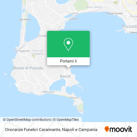 Mappa Onoranze Funebri Carannante