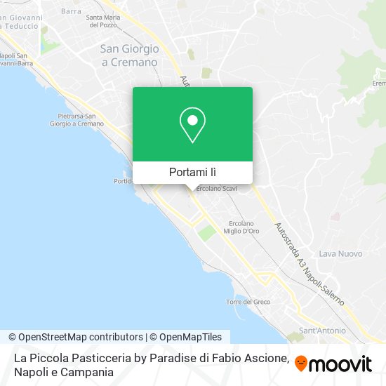 Mappa La Piccola Pasticceria by Paradise di Fabio Ascione
