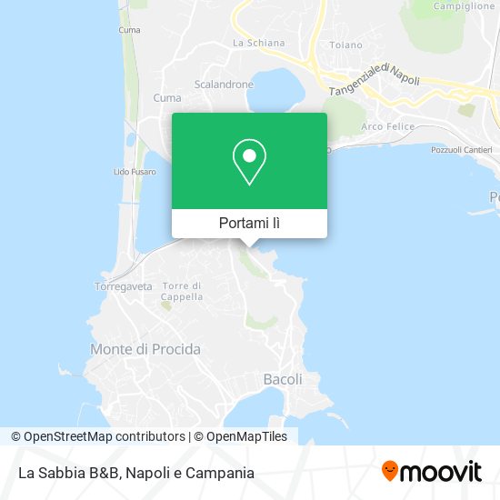Mappa La Sabbia B&B