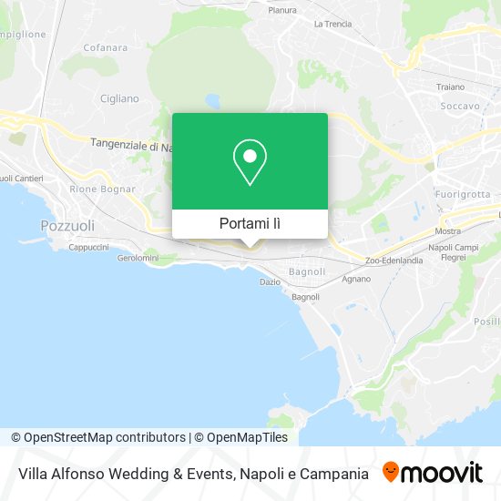 Mappa Villa Alfonso Wedding & Events