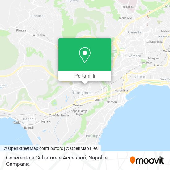 Mappa Cenerentola Calzature e Accessori
