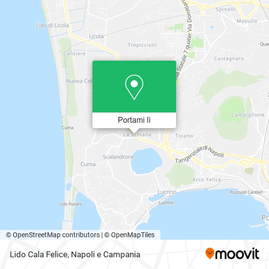 Mappa Lido Cala Felice
