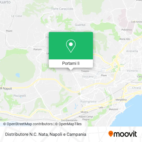 Mappa Distributore N.C. Nata