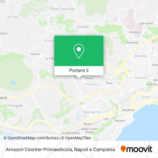 Mappa Amazon Counter-Primaedicola