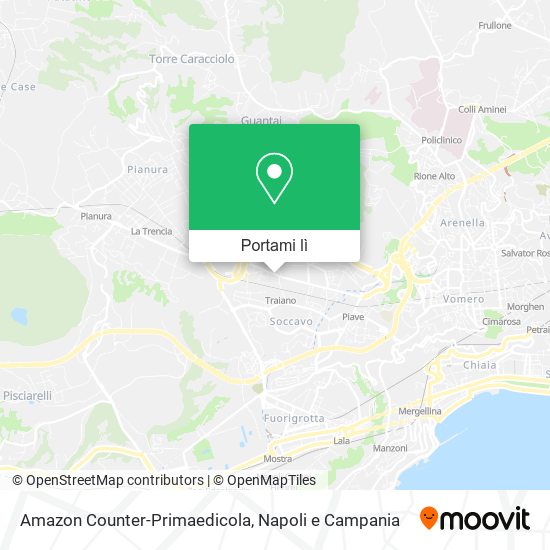 Mappa Amazon Counter-Primaedicola