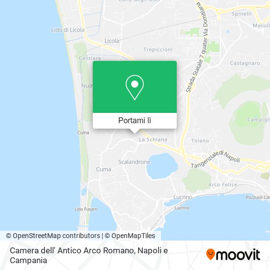 Mappa Camera dell' Antico Arco Romano